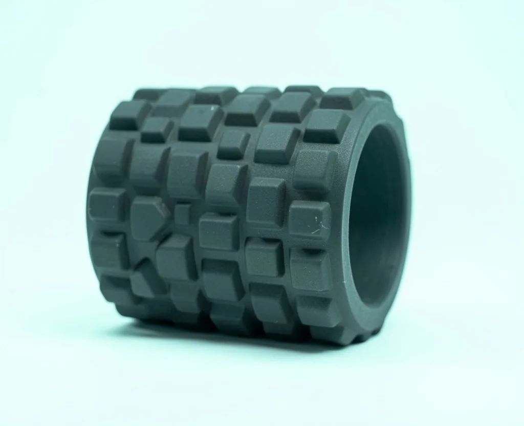 High-density EVA foam roller in studio lighting