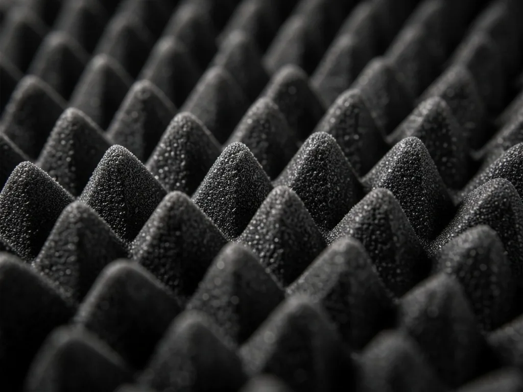 Foam roller surface texture macro